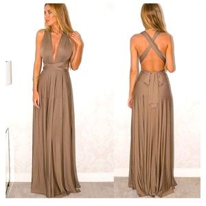 Multi Way Convertible Wrap Dress Medium.